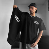 Camiseta oversize Get Money – Negro