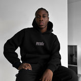 Sudadera oversize con capucha Patron – Negro y antracita