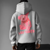 Sudadera oversize con capucha Les Teddys – Gris