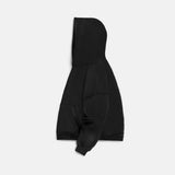 Sudadera básica oversize con capucha – Negro