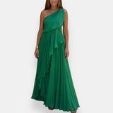 Leonor | Vestido asimétrico con volantes