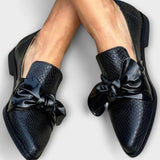 Claudia | Mocasines con lazo delicado