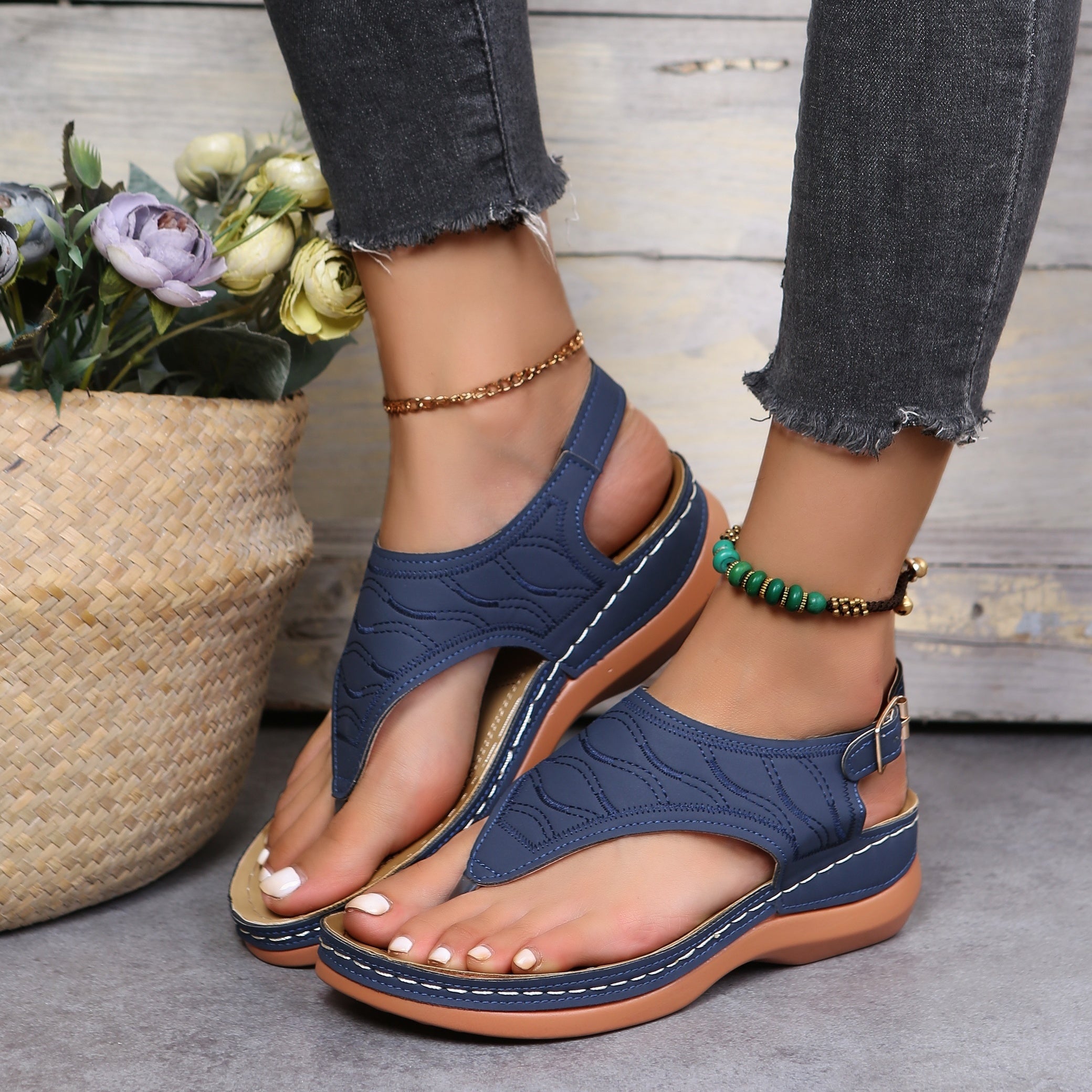 Paula | Sandalias ergonómicas ajustables