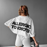 Camiseta oversize Statement – Crudo