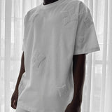 Camiseta oversize con detalles – Crudo