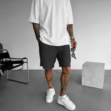 Camiseta oversize de pana – Blanco