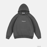 Sudadera oversize con capucha Souvenir – Antracita