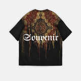 Camiseta oversize Souvenir – Negro