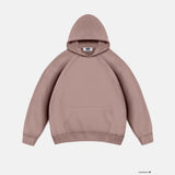 Sudadera básica oversize con capucha – Marrón ciervo