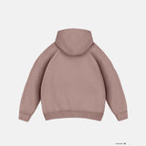 Sudadera básica oversize con capucha – Marrón ciervo