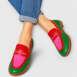 Naila | Mocasines informales con contraste