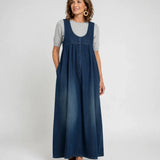 Vestido Maxi Vaquero Lavado de Tirantes
