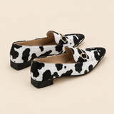 Anna | Mocasines estampados con detalle de hebilla