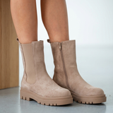 Botas Chelsea Suedine - Topo