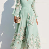 Vestido Midi con Estampado Floral