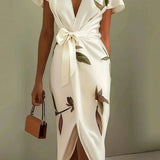 Vestido Envolvente Elegante