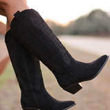 Botas Cowboy Motief - Negro