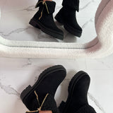Botas Cozy Zipper - Negro