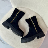Botas Cozy Zipper - Negro