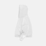 Sudadera básica oversize con capucha – Blanco
