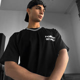 Camiseta oversize Get Money – Negro