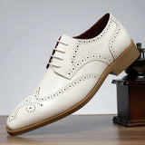 Harry – Zapatos brogue vintage con puntera de ala