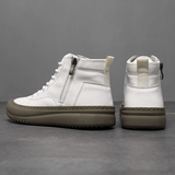 Miguel | Zapatillas altas de cuero sintético