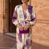 Vestido Clásico de Corte Fluido