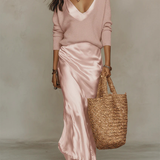 Vestido Midi de Punto con Estampado Floral