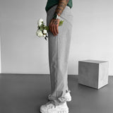 Pantalón chino baggy – Gris