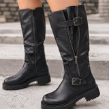 Botas Eef (caña ajustable - Negro