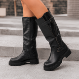 Botas Eef (caña ajustable - Negro