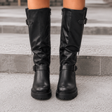 Botas Eef (caña ajustable - Negro