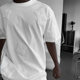 Camiseta oversize con detalles – Crudo
