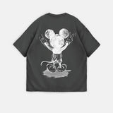 Camiseta oversize Mouse – Antracita