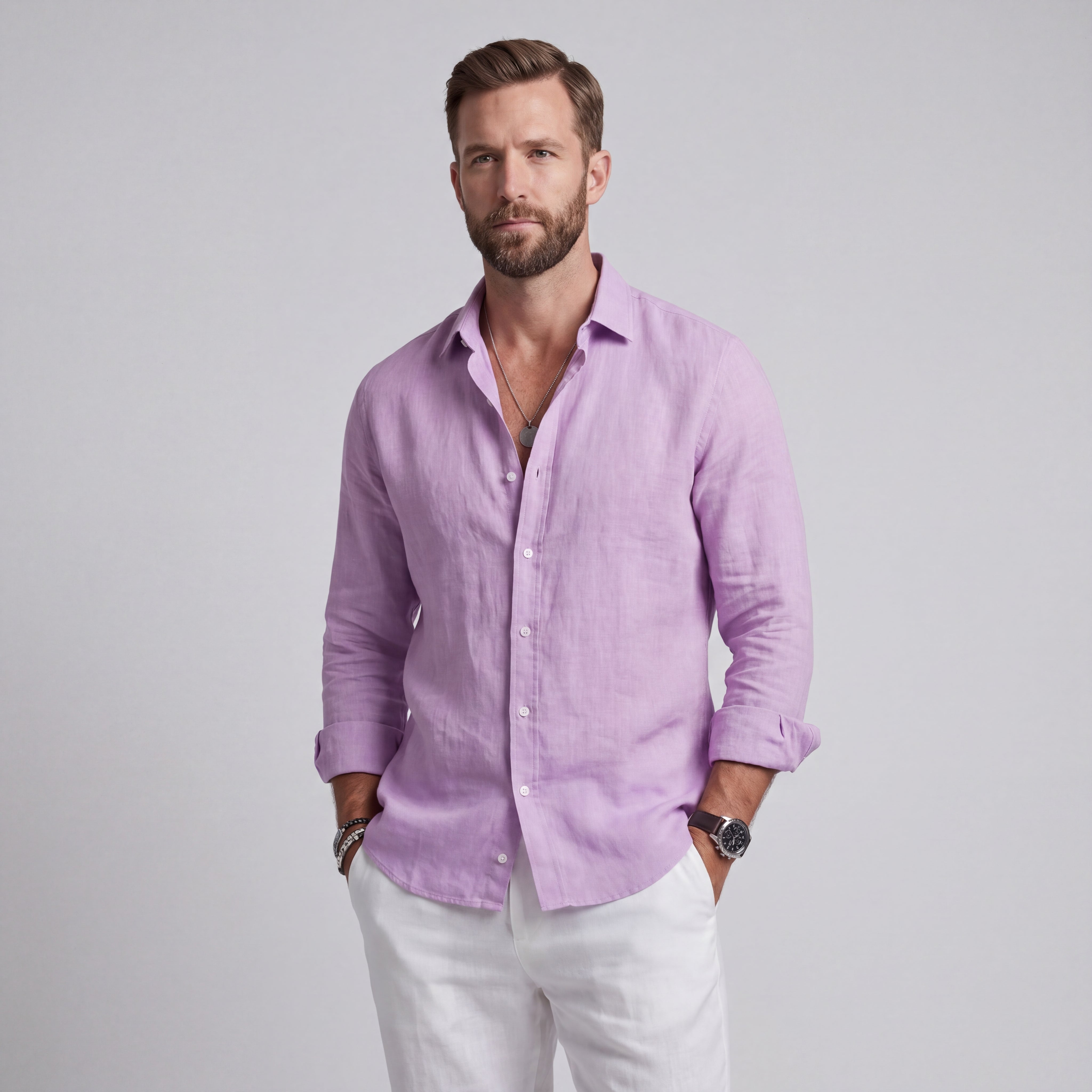 Álvaro | Camisa de Lino de Corte Relajado