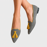 Olivia | Mocasines modernos a cuadros