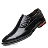 Zapatos Oxford de Piel Auténtica Bertolini