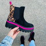 Botines Botas - Fucsia