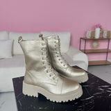Botas con cordones Anaïs - Dorado