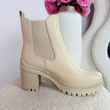 Botas Kitty Heels - Beige
