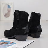 Botas cowboy Ayse - Negro