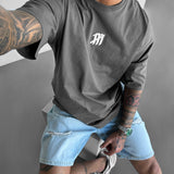 Camiseta oversize Mouse – Antracita