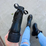 Botas Bow - Negro