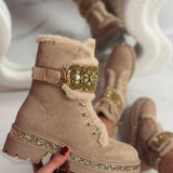 Botas Stone Detail - Caqui
