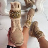 Botas Stone Detail - Caqui