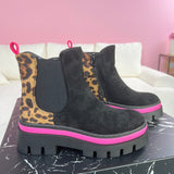 Botines Botas - Fucsia