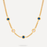 Collar Dueto Mar y Cielo