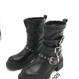Botas biker con hebillas
