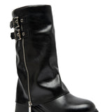 Botas Cover brillantes con cremallera